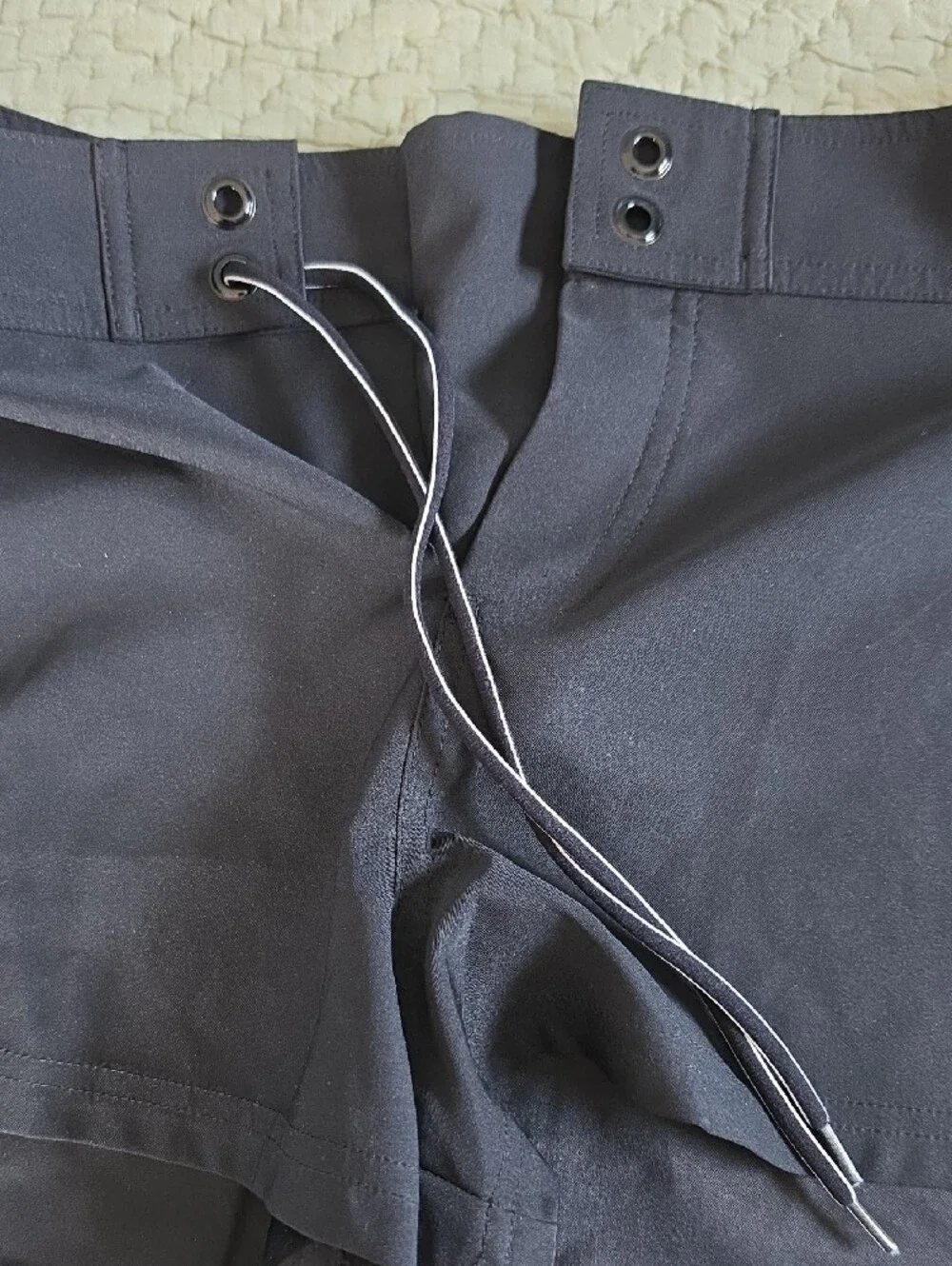Black Women's Swim Shorts with Drawstring